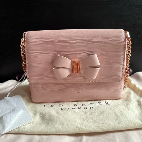 Ted Baker Pink Cross body Bow Purse